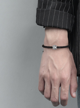 男士手链男款手绳男潮简单大方编织复古文艺吉象礼物送男朋友