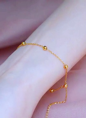 时尚串珠手链女夏轻奢2023年新款小众设计冷淡风ins高级感手饰潮