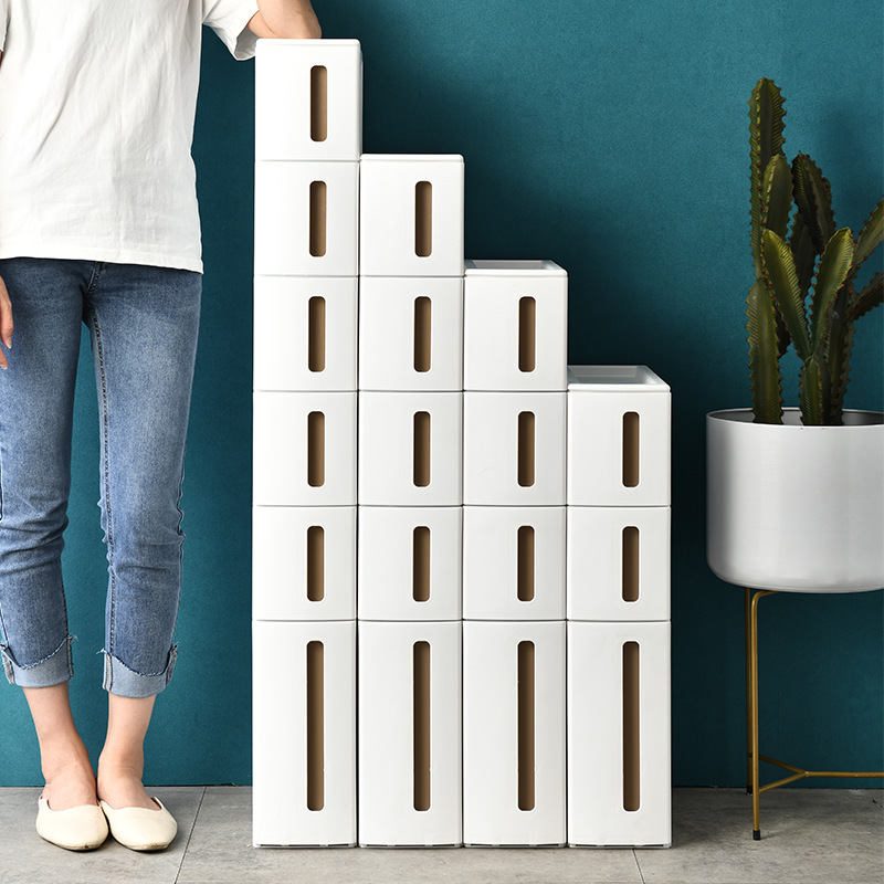 夹缝收纳柜抽屉式厨房冰箱边柜超窄浴室缝隙置物架储