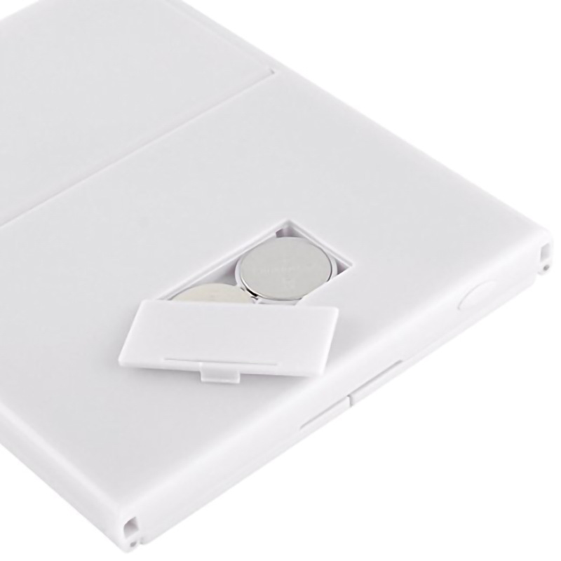 D化妆镜触么可调光三折镜8颗LED带灯化妆镜折叠镜led三面发