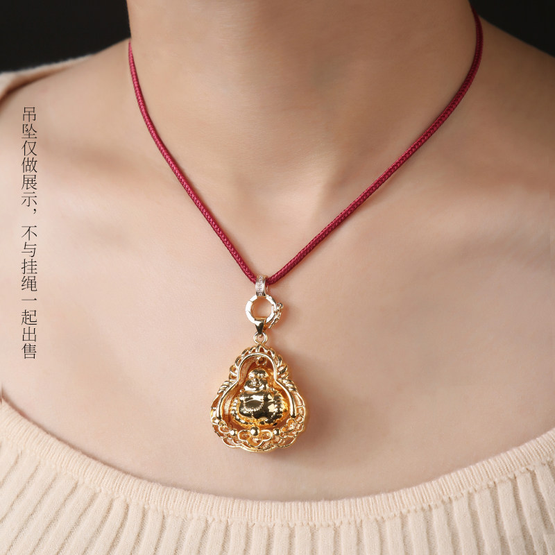 手编项链吊坠挂绳玉佩挂坠挂件绳子细款女免绑金佛配绳可调节简约