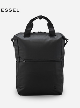 VESSEL高尔夫球背包 超便男士 黑色大容量手提包旅行商务双肩包