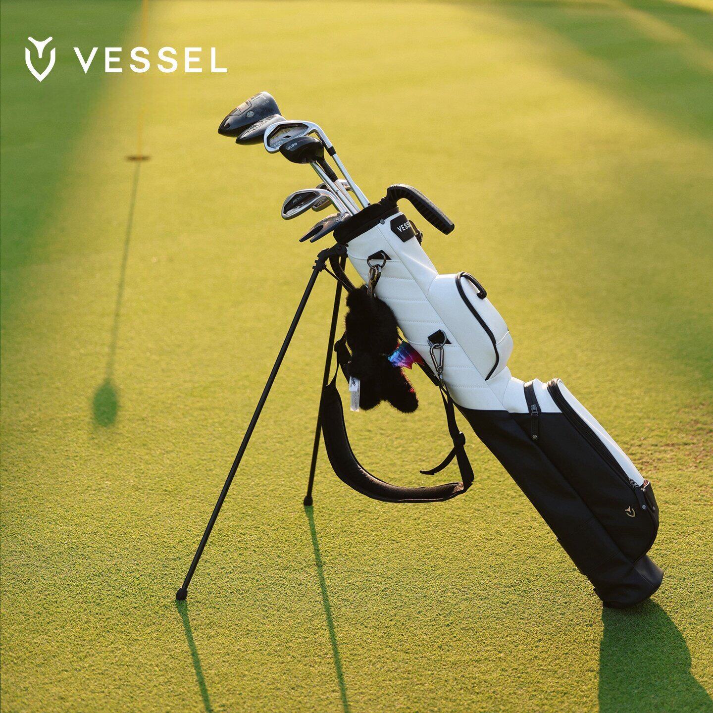 VESSEL高尔夫枪包便携小球包支架包golf男女士球杆袋练习袋4寸2格