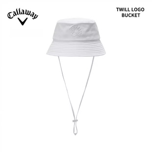 正品Callaway卡拉威高尔夫球帽TWILL LOGO BUCKET女士渔夫帽子