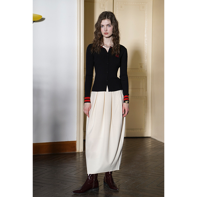 Miorastudio法式白色花瓶半身裙