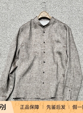 国内现货Brunello Cucinelli 25春夏新款亚麻圆领男士BC衬衫折扣