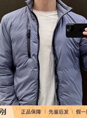 国内现货CANADA GOOSE加拿大鹅 新款Lodge系列蓝色立领羽绒服外套