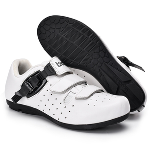 博顿boodun专业无锁骑行鞋男公路自行车单车鞋女非锁硬底助力骑行