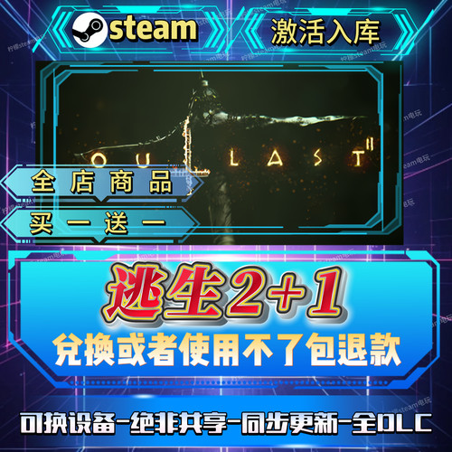 逃生2+1-Steam激活码全球区