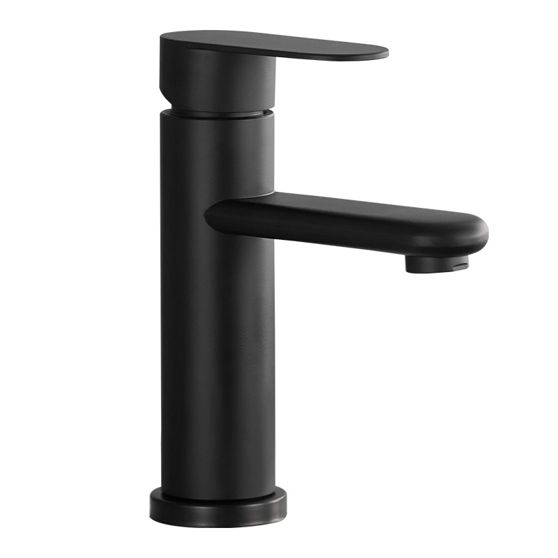 仑枪灰面盆水龙头 卫生间冷热水龙头 家用洗脸洗手盆龙头