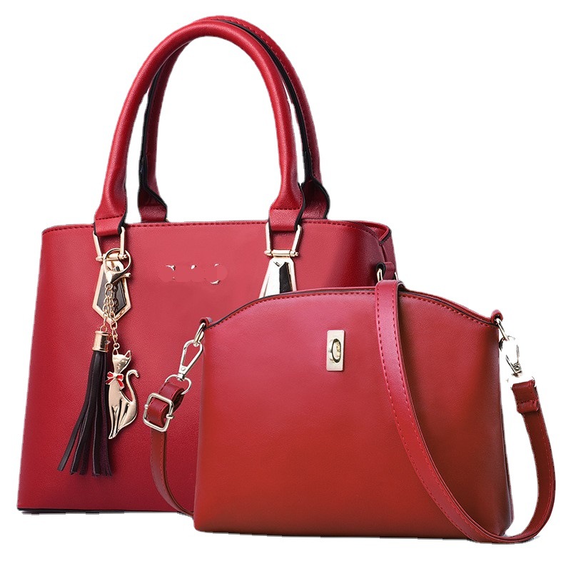 子母包2023新款时尚手提包妈妈女士单肩包斜挎包大包一件