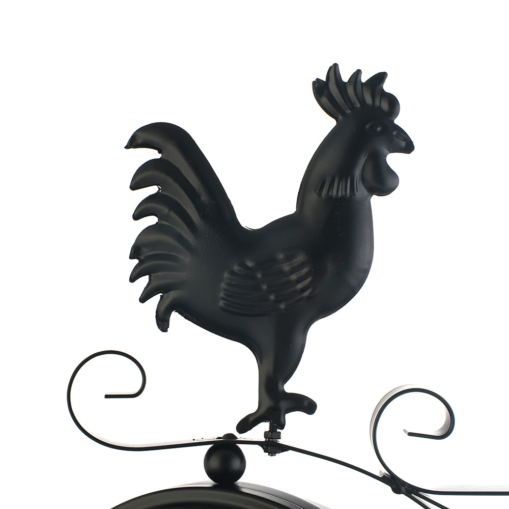 欧式创意双面挂钟家居客厅装饰钟铁艺静音钟表double  clo