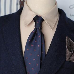 复古法式男士职业商务8CM正装条纹领带宴会酒会新郎伴郎婚礼配件