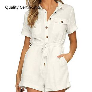 Casual Polyester Playsuits fashion Jumpsuit