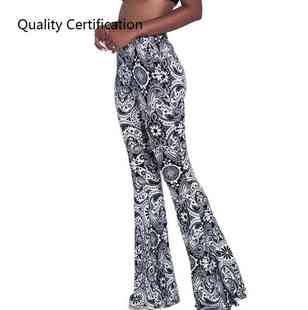 flared wide trousers pants leg Women