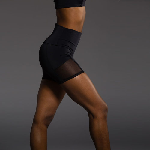 Wide Waist Mesh Panel Yoga Track Pants宽腰网纱拼接瑜伽运动裤