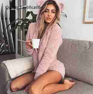 keep warm long Rompers Home winter sleeve Jumpsuits Autumn