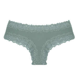 rise lace patchwork Solid 蕾丝拼接内裤 mid underwear 女 color