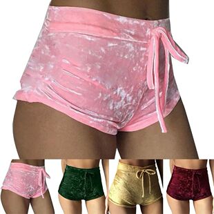 Lace up pleated sports shorts for women 女士系带褶皱运动短裤