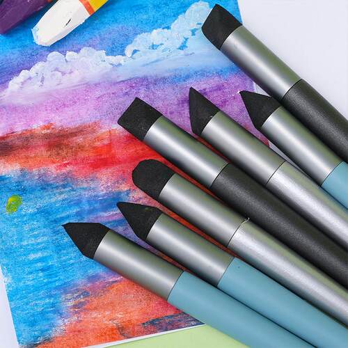 Blending Sponge Pen for Oil Pastel Washable Sketch Rubbing B
