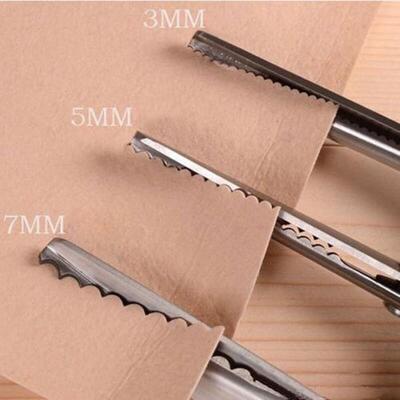 DIY Necessary Sewing Tools Tailors Scissors 3/5/7mm Wave