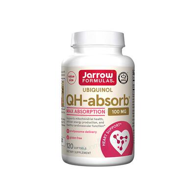 美国Jarrow Formulas Ubiquinol泛醇QH还原型辅酶100mg120粒