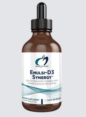 DFH维生素DK2000滴剂Emulsi D3 Synergy健康设计天然乳化