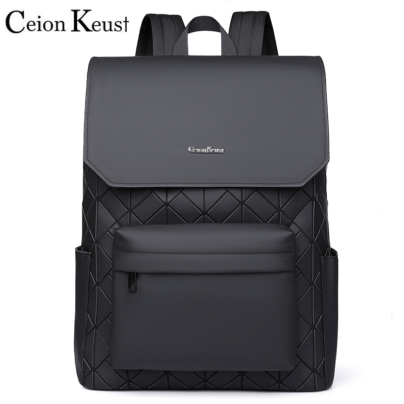 CeionKeust男士双肩包休闲潮牌商务电脑背包时尚简约旅行包学生包