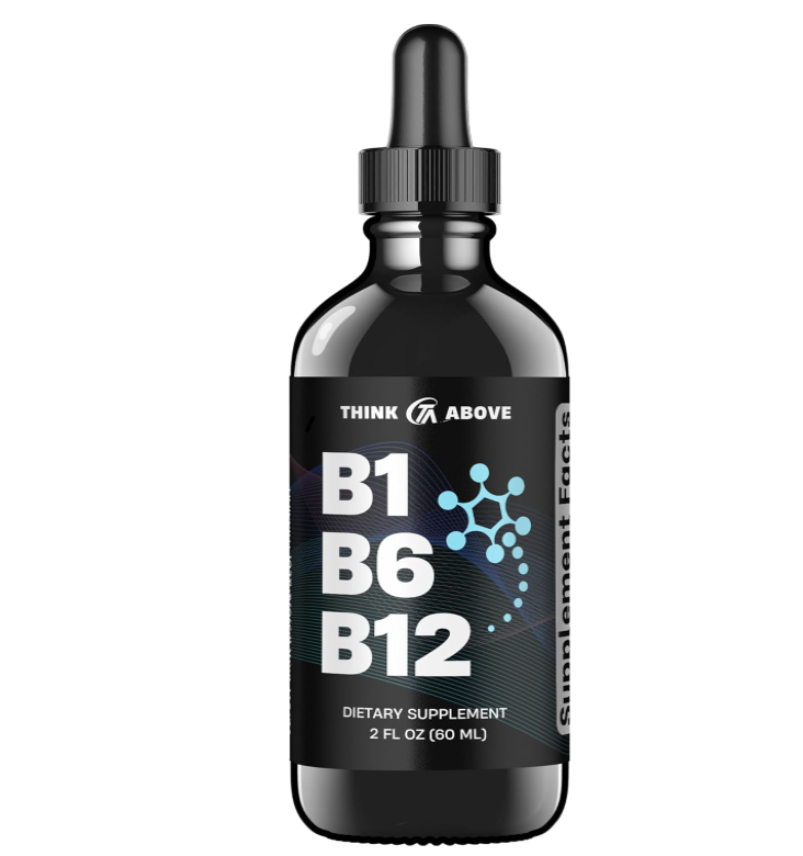 美国B1 B6 B12 维生素液体滴剂 神经能量大脑支持补充剂甲钴胺素