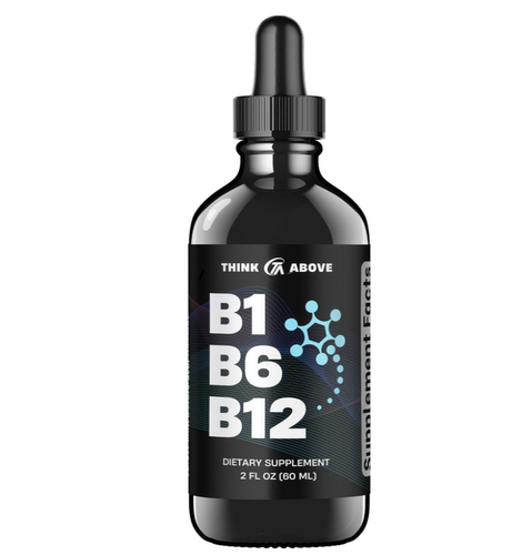 美国B1 B6 B12 维生素液体滴剂 神经能量大脑支持补充剂甲钴胺素