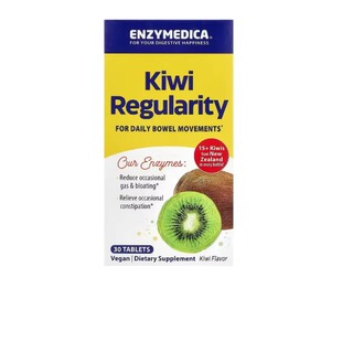 美国Enzymedica Kiwi Regularity猕猴桃 胀气消化 600 毫克30 片