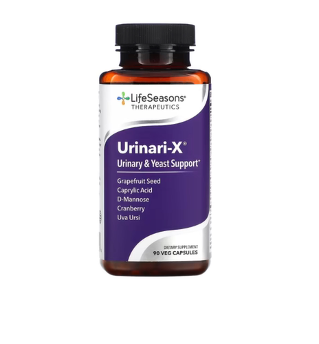 美国LifeSeasons Urinari-X泌尿/酵母尿路感染蔓越莓提取90粒胶囊