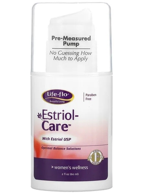 美国进口Life-flo Estriol-Care雌三醇  乳膏 软膏
