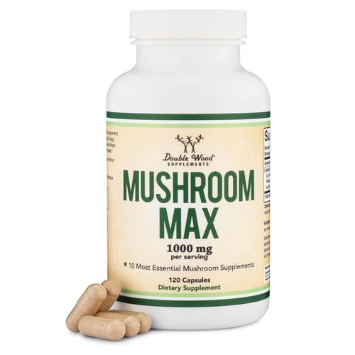 美国Double Wood Supplements蘑菇混合补充1000mg10种种植蘑菇