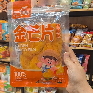 老街日记青芒条108g袋装香辣味原味味芒果干即食零食金芒片休闲