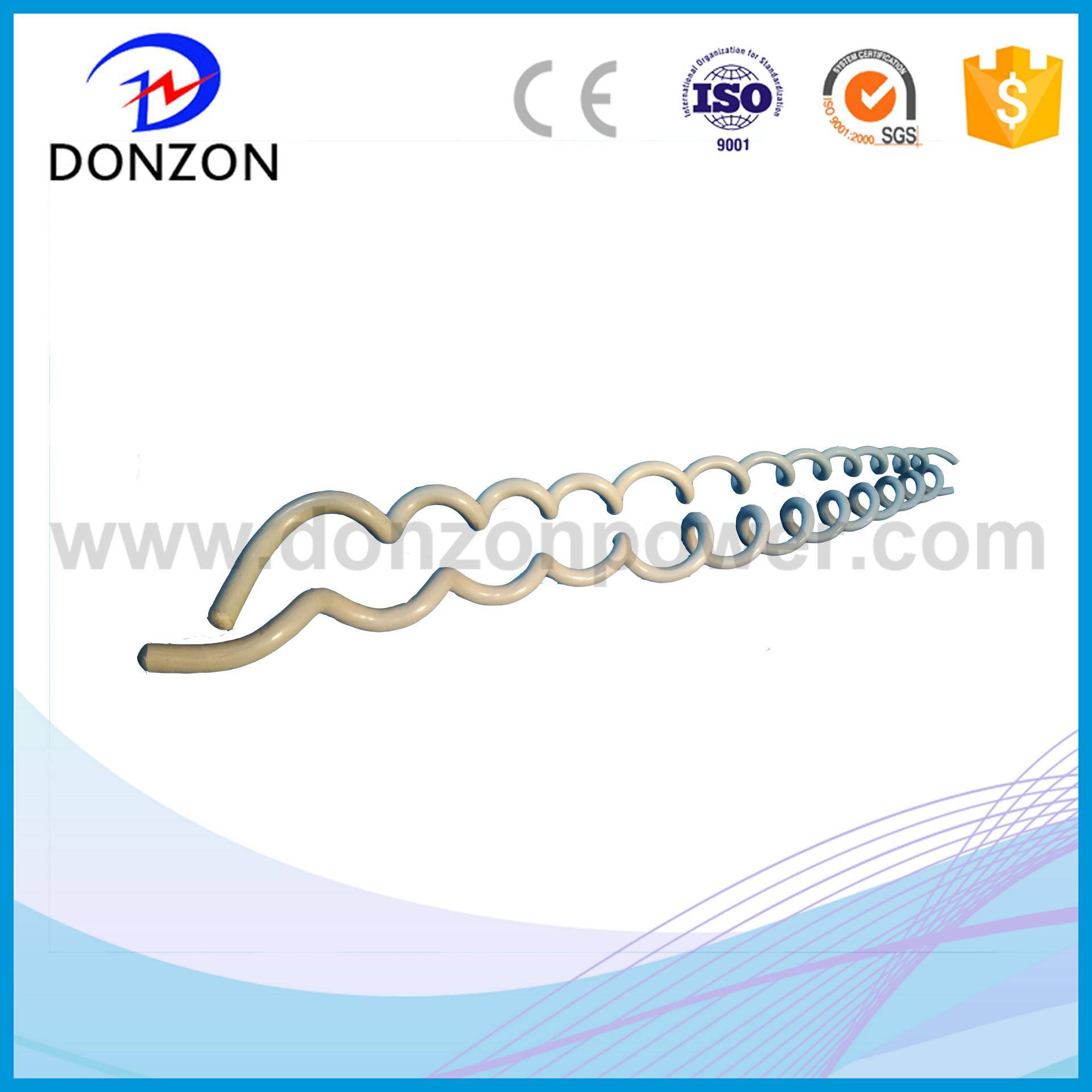 ADSS/OPW光缆用防抖动金具 防震锤 螺旋震器 防震鞭  FL-12