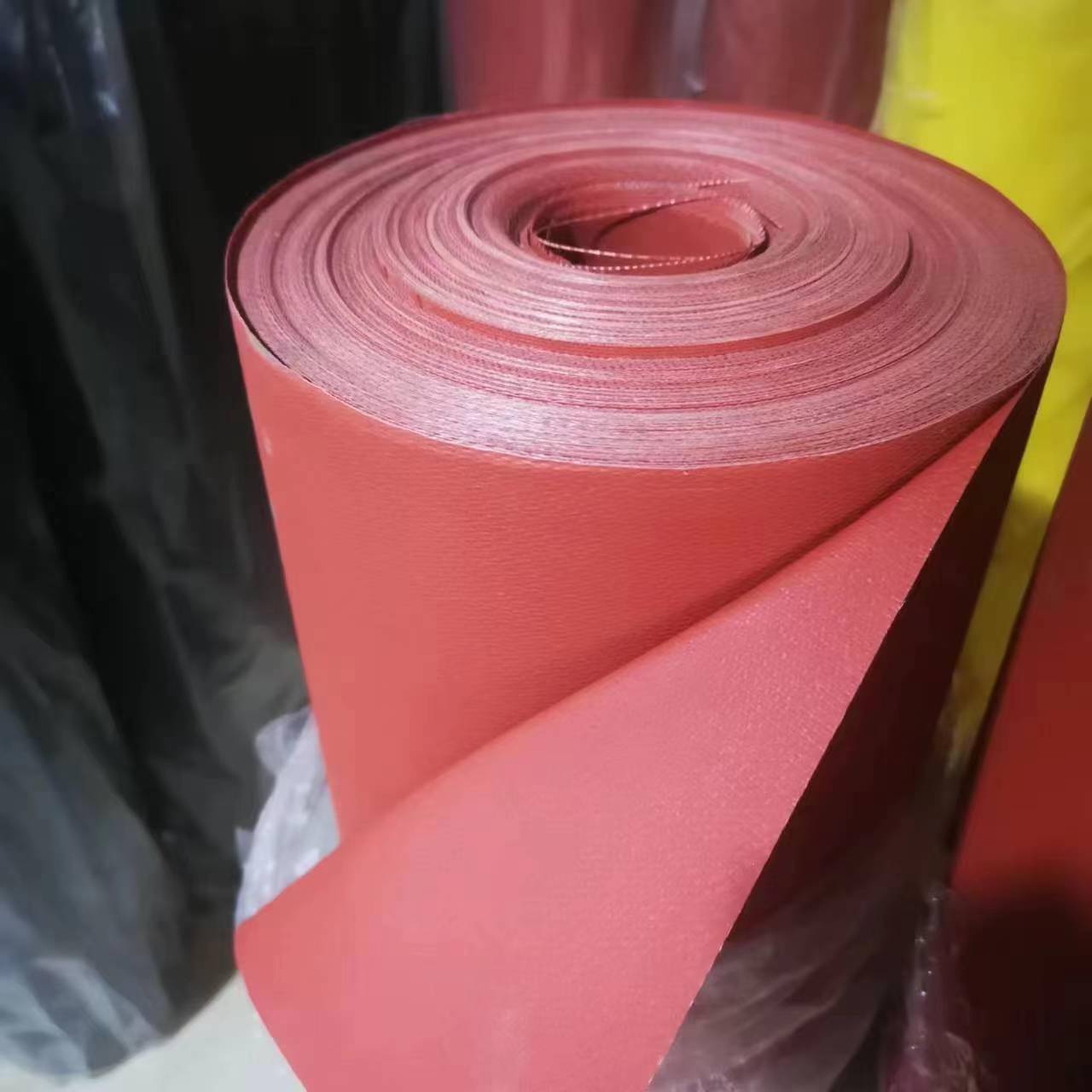 三防布电焊防护防火篷布玻璃纤维风筒防火布硅钛耐温防火涂胶布