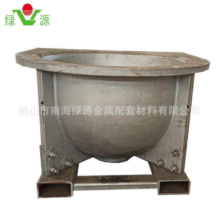 全自动炒灰机铝灰锅  球墨铸铁QT-600-炒灰锅  叉车上灰锅