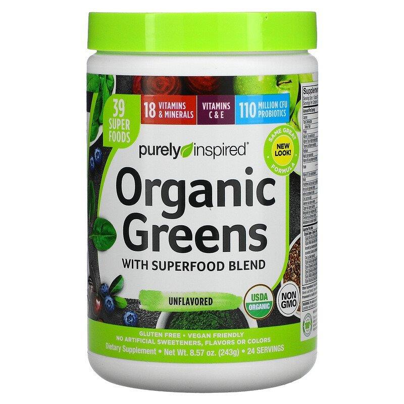 【现货】Purely Inspired Organic Greens绿色超级食品果蔬粉243g