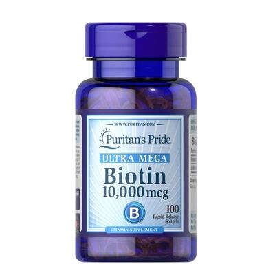 普丽普莱biotin生物素胶囊维生素B7白发黑发防脱发100粒/10000mcg