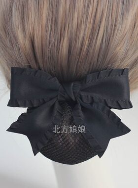 职业头花女护士发网蝴蝶结盘发网