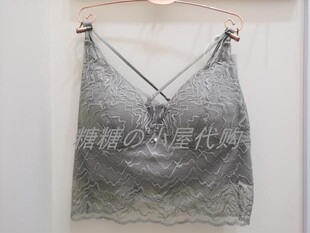 欧迪芬国内代购2022新款性感蕾丝法式无钢圈吊带背心文胸OB2604
