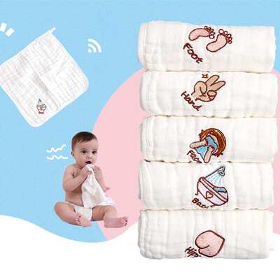 cotton gauze baby face saliva towel handkerchief for infant