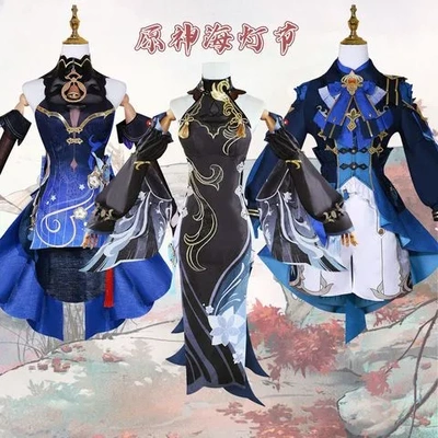 cos冷游戏cos服花玄玉神海原化竹二次元雨幽灯节原瑶芳身神cos露