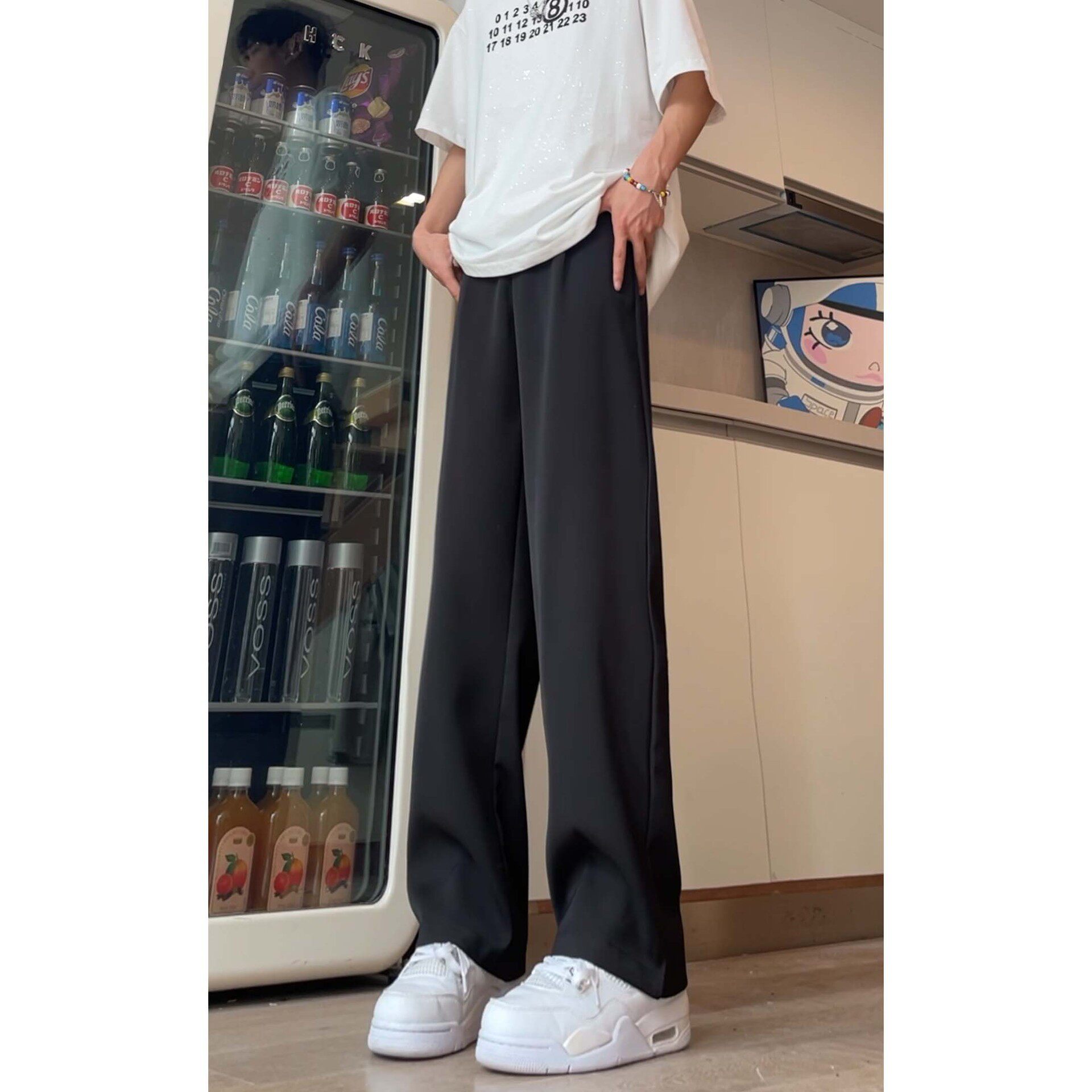 夏季潮流cleanfit直筒宽松ins潮流高街长裤新款男生西裤DY285-P55,男装牛仔裤,星座808A-1