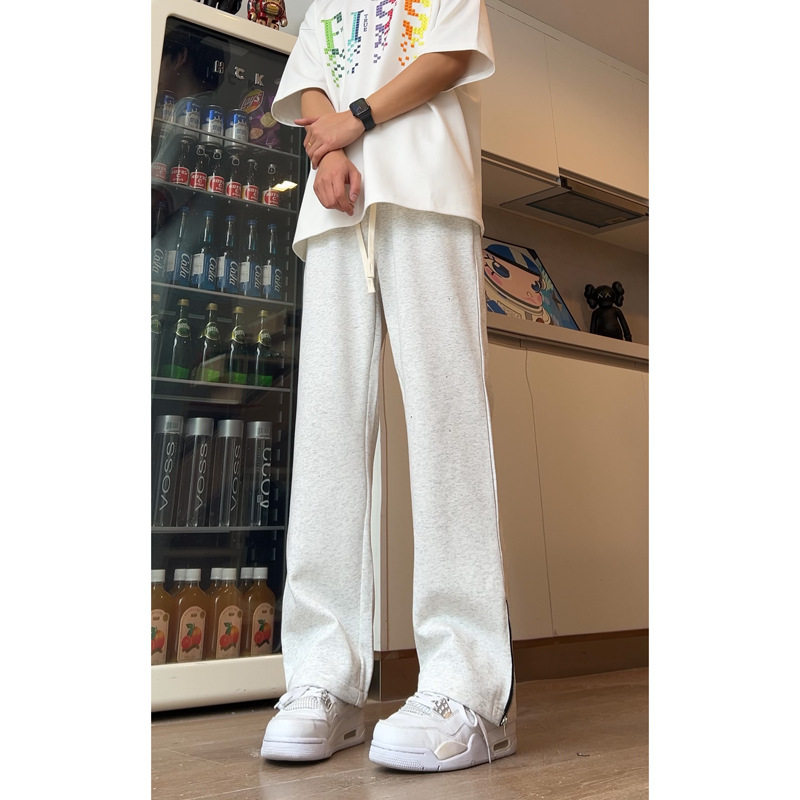 美式复古西裤垂坠感春秋款百搭冰丝西裤潮牌宽松休闲裤DY317-P55,男装牛仔裤,星座808A-1