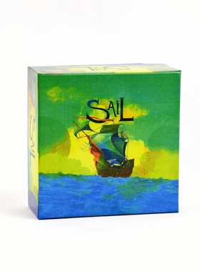 深海迷途SAIL英文版含扩展桌游卡牌德式二人合作卡牌吃墩聚会现货