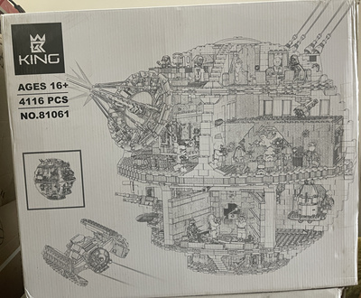 中国积木星球大战75159 USC 死星3号 儿童拼装高难度玩具81061