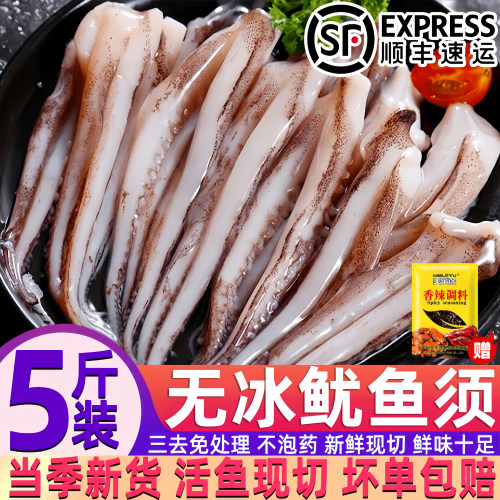 无冰鱿鱼须鲜切鱿鱼须鱿鱼脚