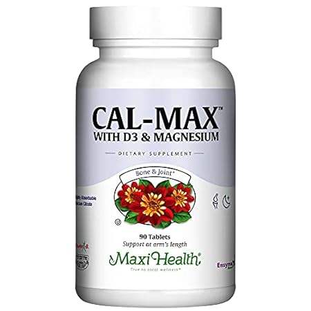 Maxi Health Cal-Max– Calcium Citrate with Vitamin D3 and